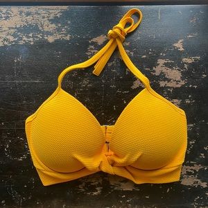 Yellow 36DD Swim Top